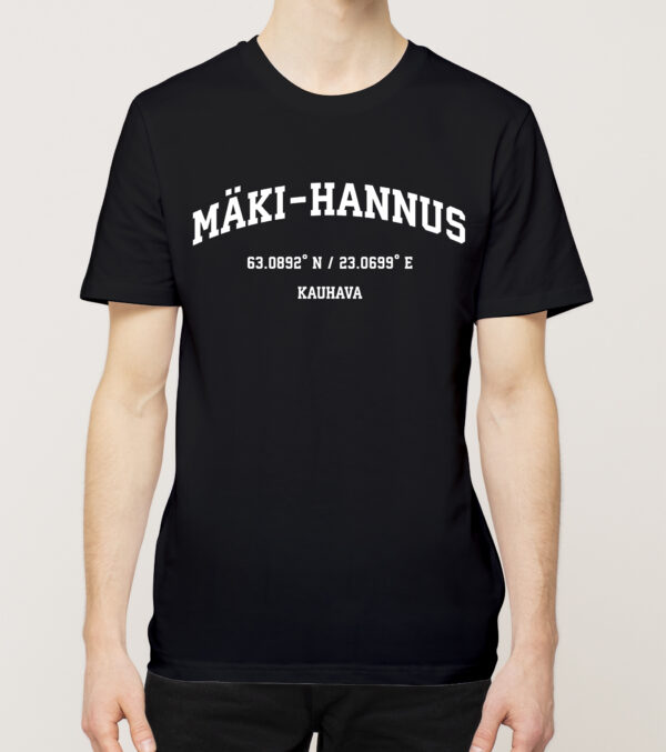 Kauhava - Mäki-Hannus, koordinaatit, t-paita - Image 2