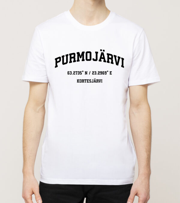 Kortesjärvi - Purmojärvi, Koordinaatit, t-paita