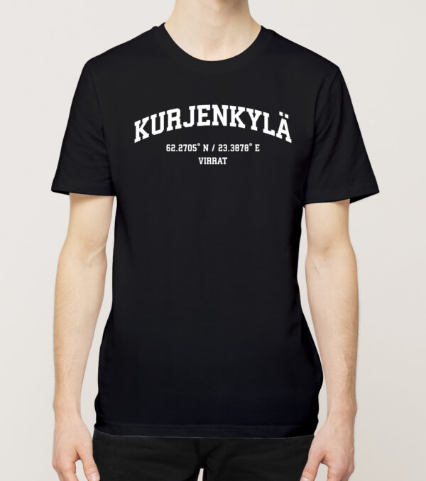 Virrat - Kurjenkylä, Koordinaatit, t-paita